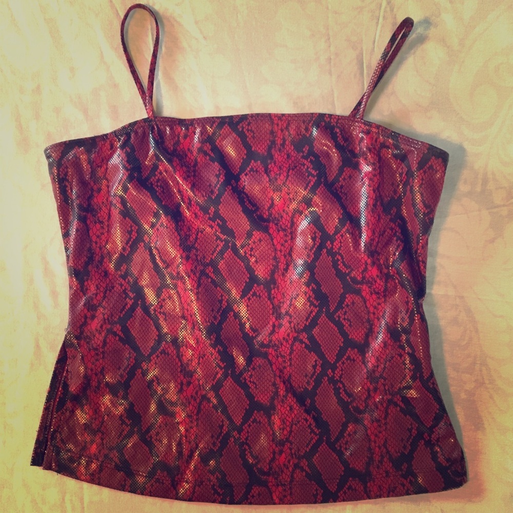 Snake skin camisole